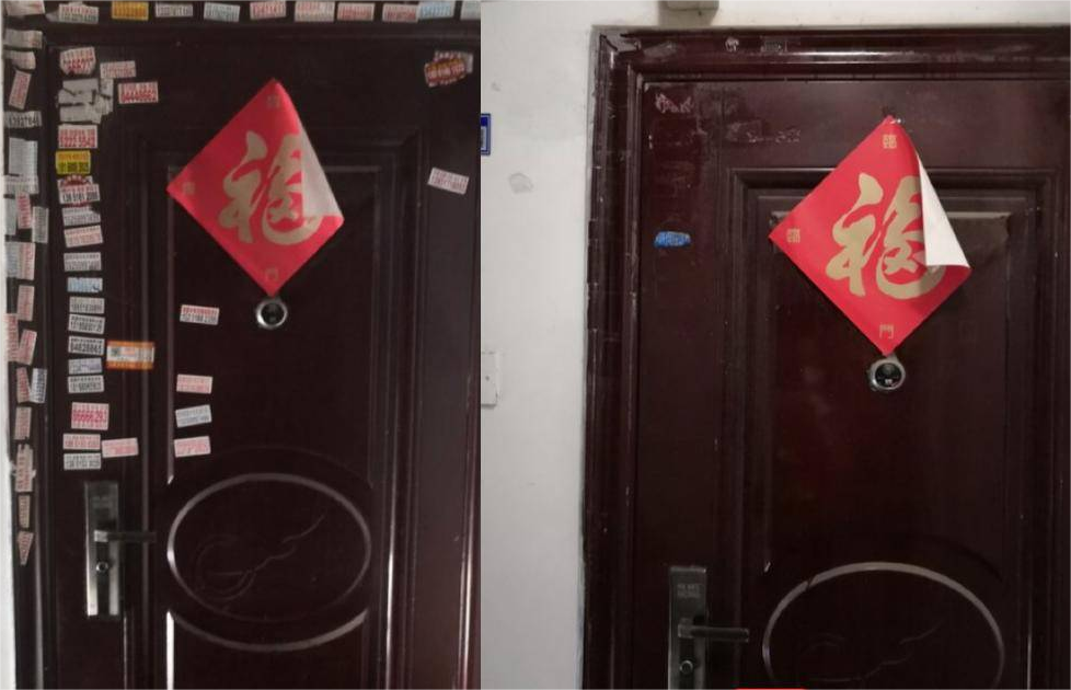 防盜門上的廣告貼紙怎么快速去除？防盜安全門保養(yǎng)妙招